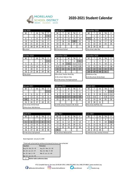 MMSD Calendar Image