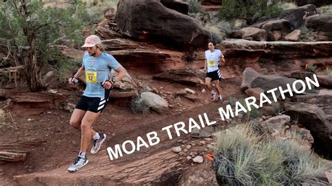 Runners running through Moab, Utah