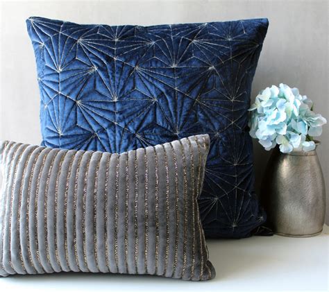 Navy Blue Throw Pillows for Modern Decor