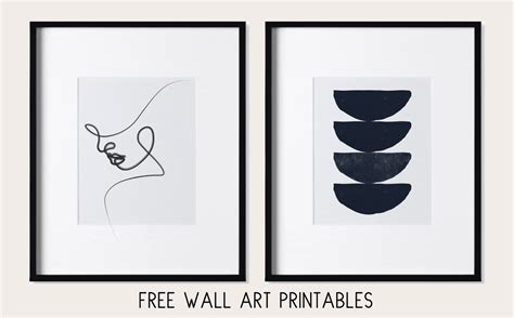 Modern printable wall art designs