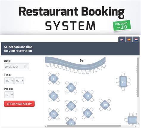 Modern Table Booking Features