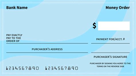 Money Order Fees and Charges