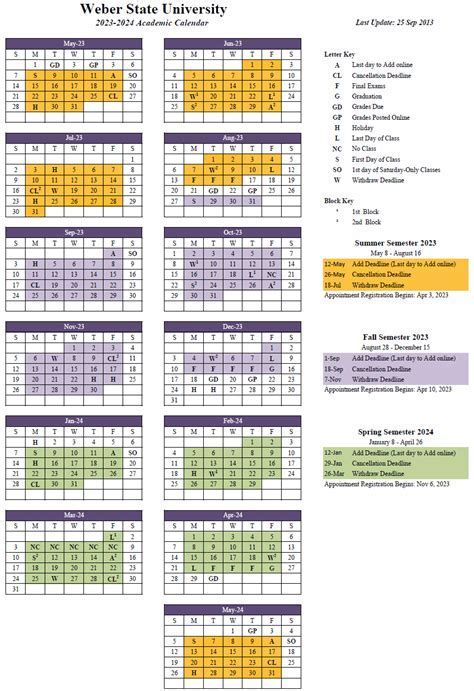 Montclair Calendar Overview