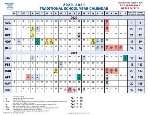 Montgomery College Academic Calendar Tools