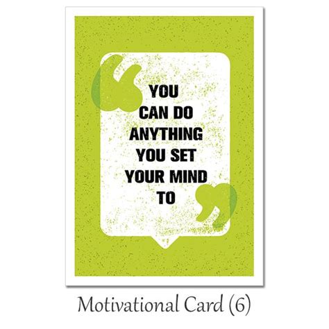 Using Cards as a Motivational Tool