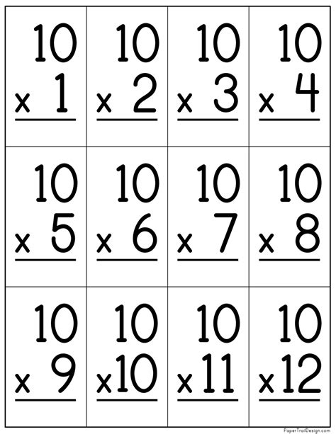 Multiplication flashcards conclusion