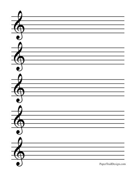 Music Staff Paper Image 10