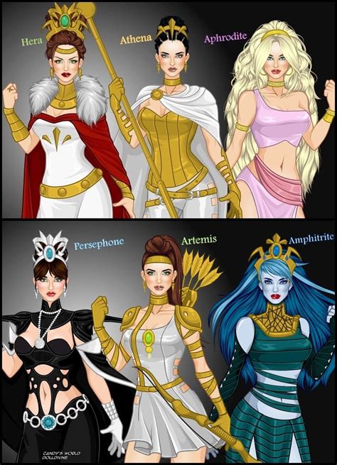 Description of Mythological Queen Figures