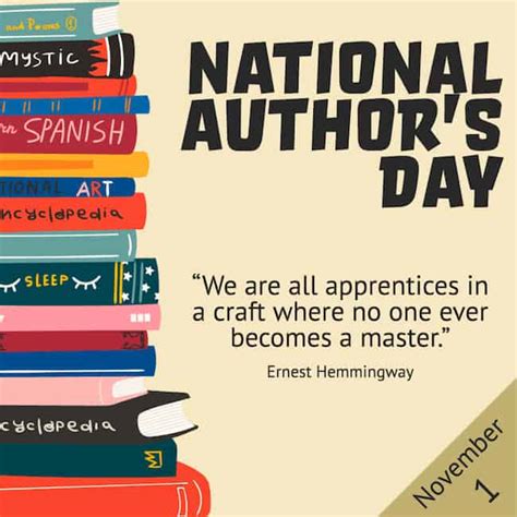 Description of National Authors Day