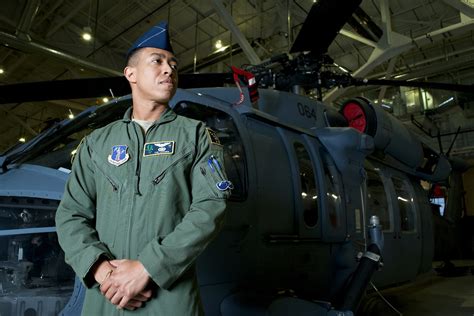 National Guard helicopter pilot in flight