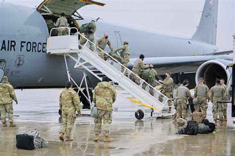 National Guard members deployed overseas