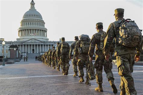 National Guard members in action