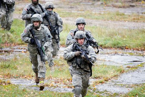 National Guard members on a training exercise