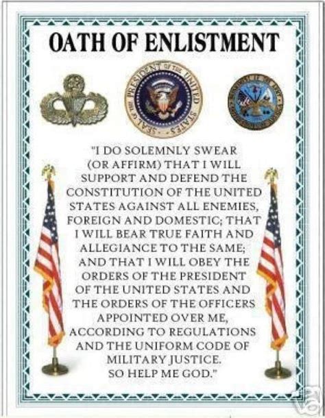 National Guard Oath of Enlistment Commitment