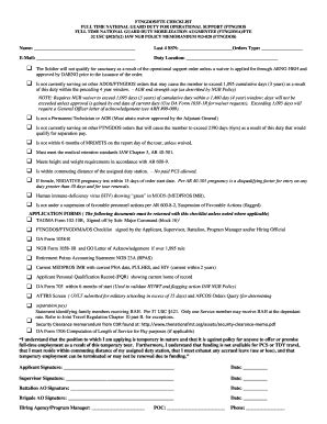 National Guard Transfer Timeline