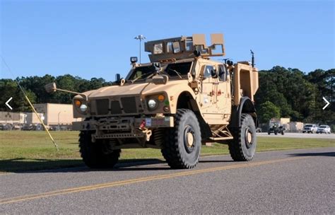 National Guard vehicles in a convoy