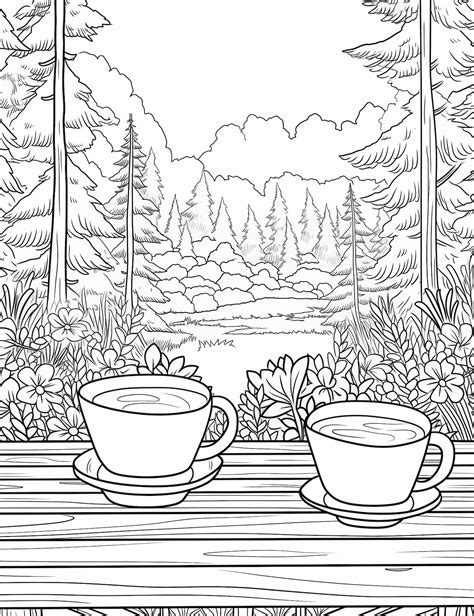 Nature-Inspired Coloring Pages for Adults