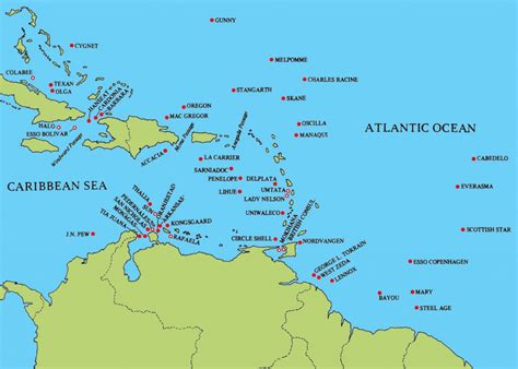 Naval Bases in Caribbean