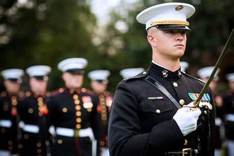 Naval Officer Leading Troops