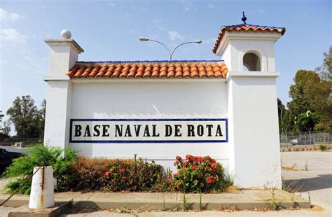 Aerial view of Naval Station Rota, Spain