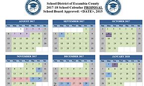 Navigating Escambia County Schools Calendar