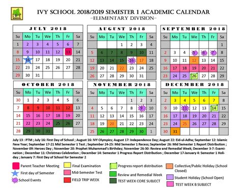 Navigating Middle College Calendar