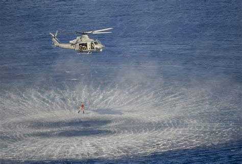 Navy Air Rescue Swimmer helicopter