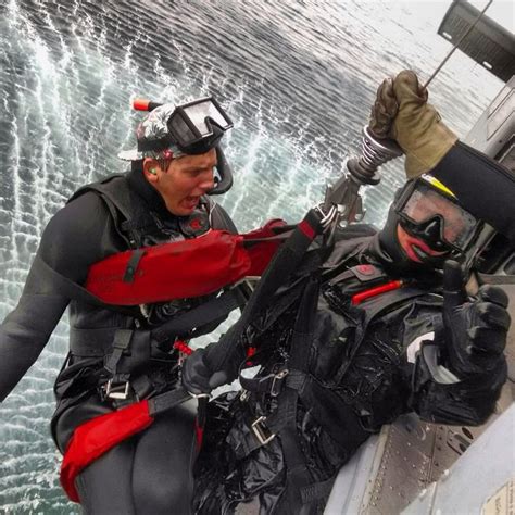 Navy Air Rescue Swimmers Rescue Scenario