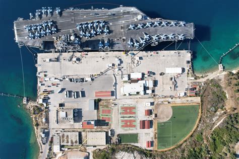 Aerial view of Rota Naval Base