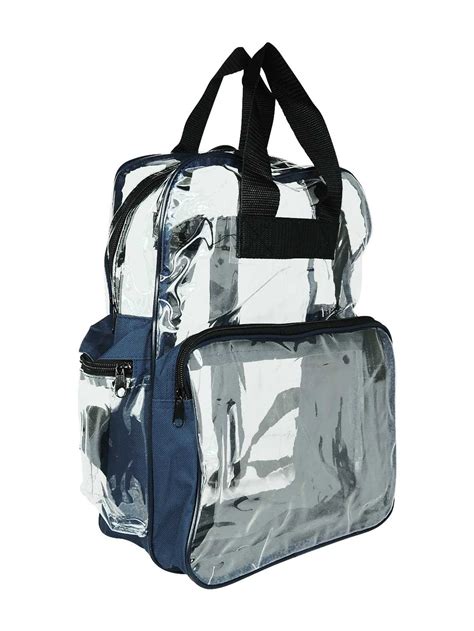 Navy Blue Backpack Security