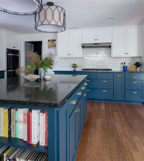 Navy Blue Cabinets