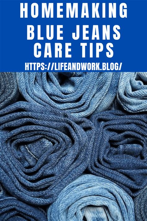 Navy Blue Jeans Care Tips