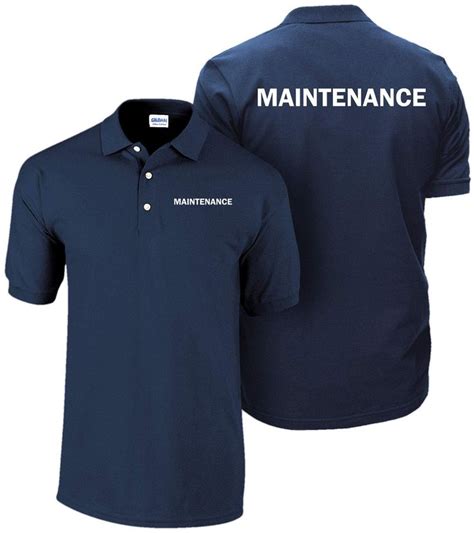 Navy Blue Polo Shirt Maintenance