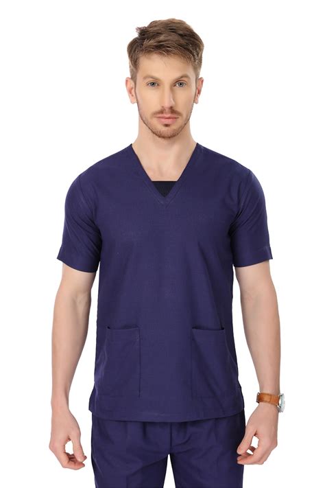 Navy blue scrubs for dentists