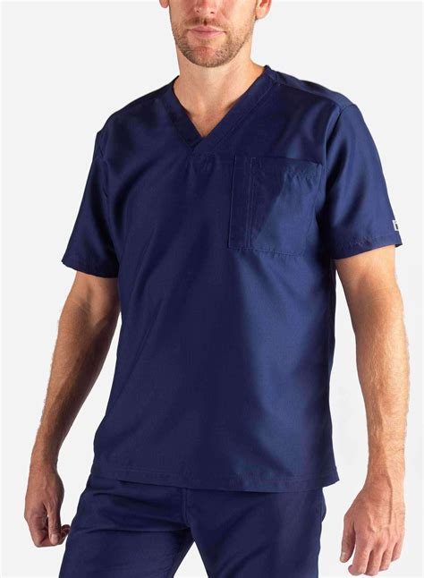 Navy blue scrubs for men