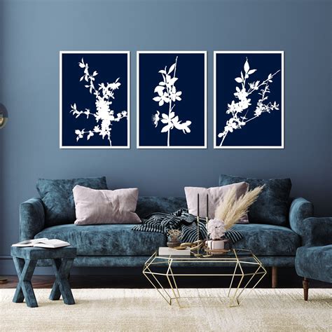 Navy Blue Wall Decor