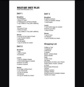 Navy boot camp dietary restrictions