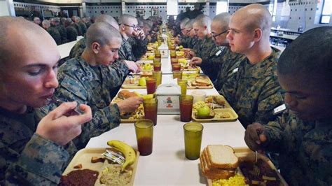 Navy boot camp dinner