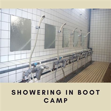 Navy Boot Camp Shower Arrangements