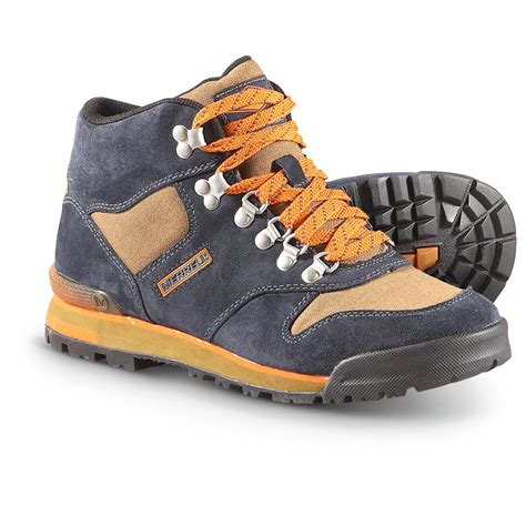 Navy Boots for Hiking