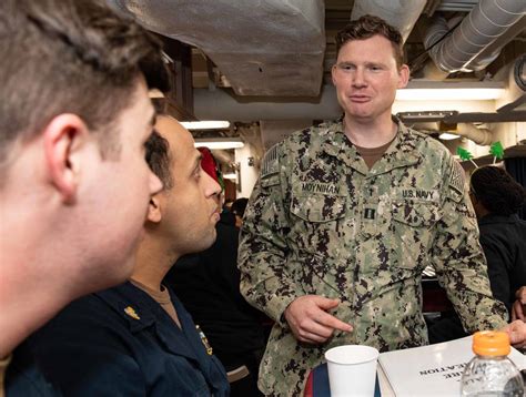 Navy Chaplain Visiting Hospital