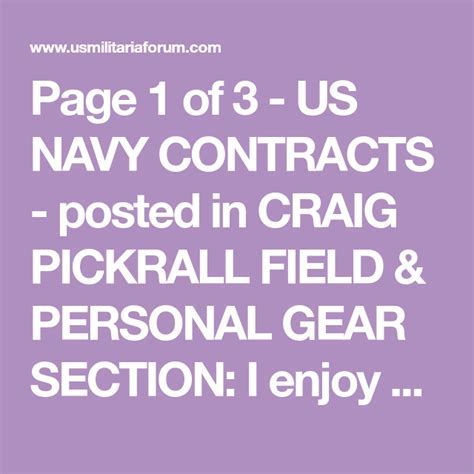 Navy Contract Length