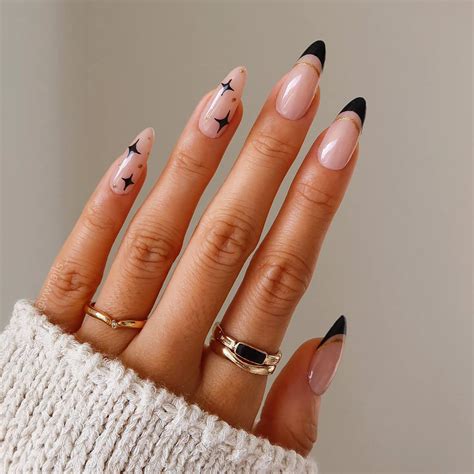 Navy Maxi Dress Nails