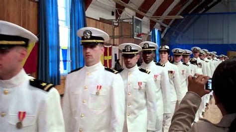 Navy OCS graduates in uniform