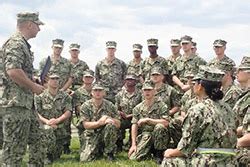 Navy OCS candidates in training