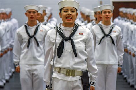 Navy Recruits Graduating