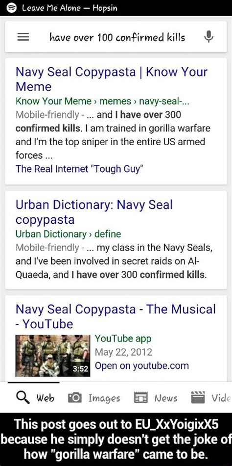 Navy Seal Copypasta Jokes