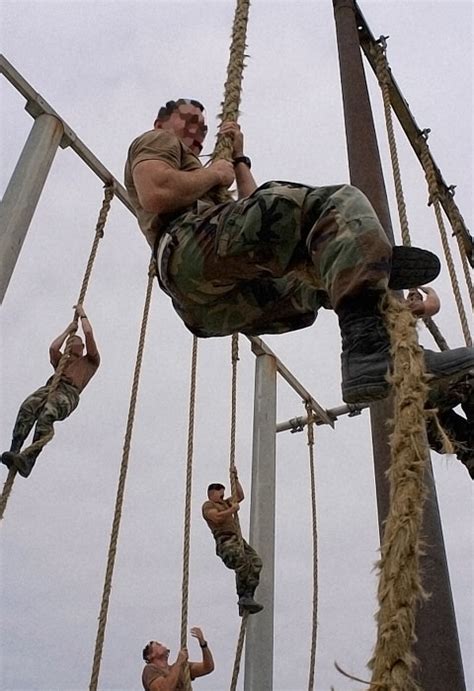 Navy Seal Rope Climbing Training