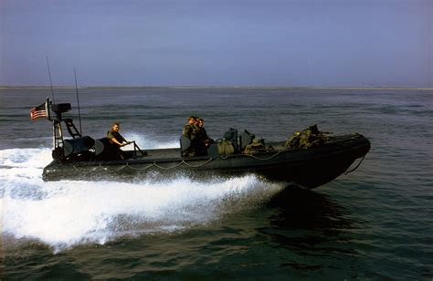 Navy SEALs in boat