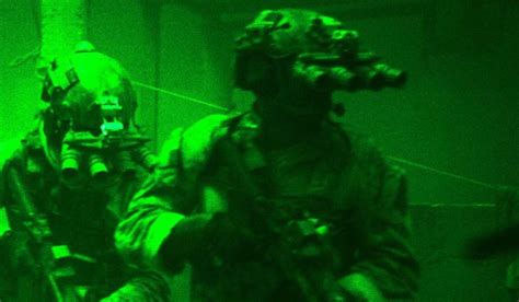 Navy SEALs night vision